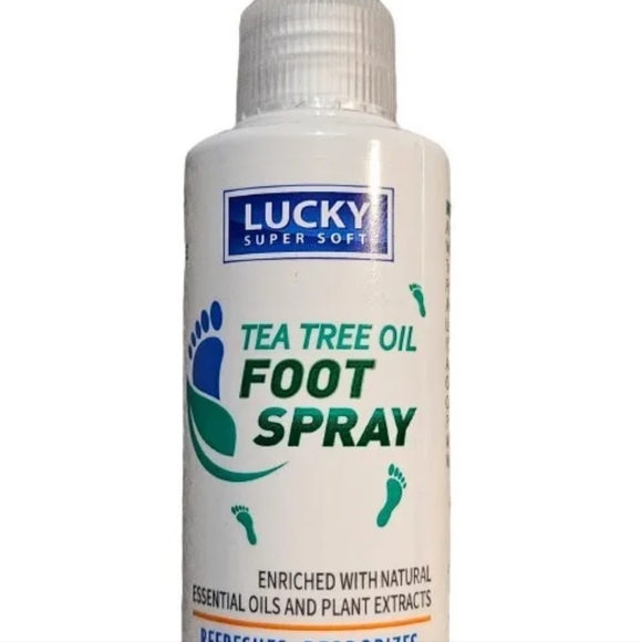 x2 Lucky Tea Tree Oil Foot Spray 4 fl. oz. - Picture 2 of 9